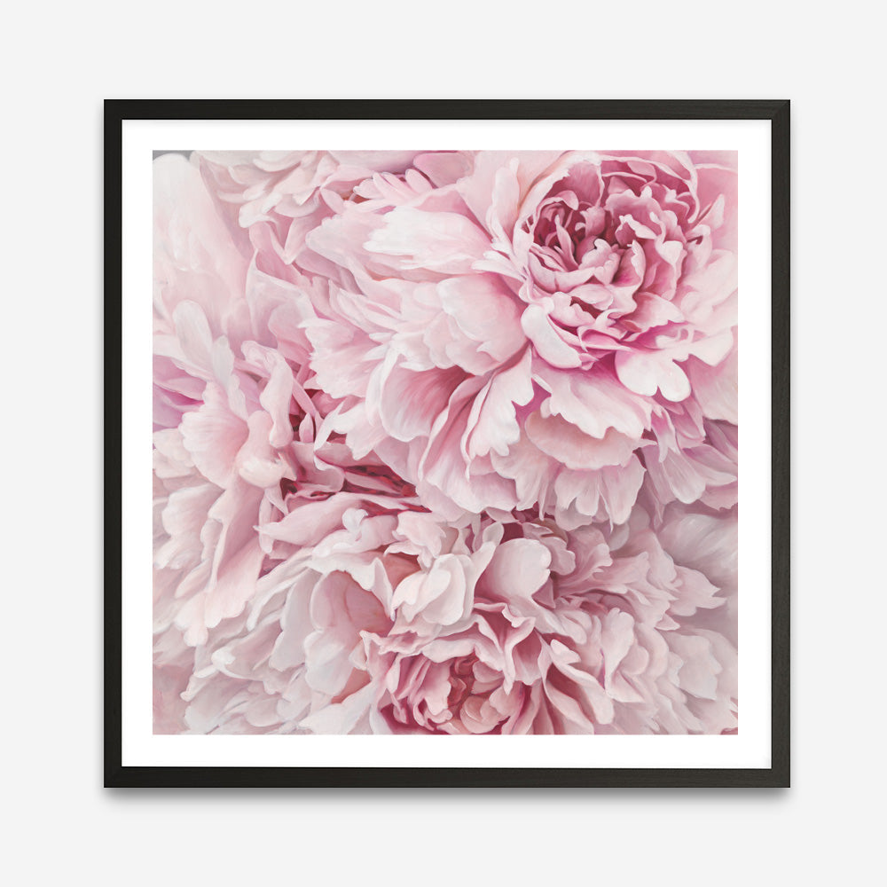 Shop Pretty Peonies (Square) Art Print a floral themed painted wall art print from The Print Emporium wall artwork collection - Buy Australian made fine art painting style poster and framed prints for the home and your interior decor room, TPE-380-AP