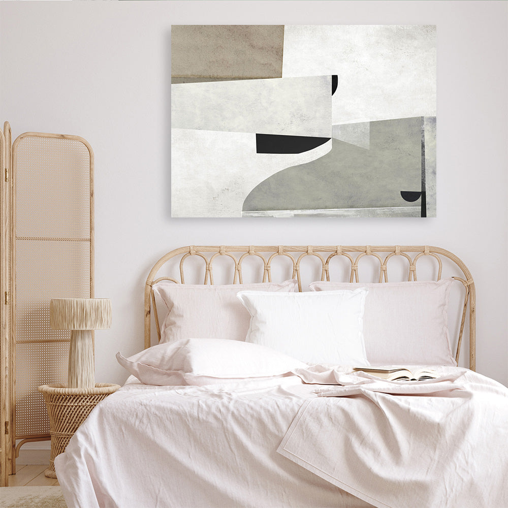 Shop Priory Canvas Print a painted abstract themed framed canvas wall art print from The Print Emporium artwork collection - Buy Australian made fine art painting style stretched canvas prints for the home and your interior decor space, TPE-DH-137-CA-35X46-NF