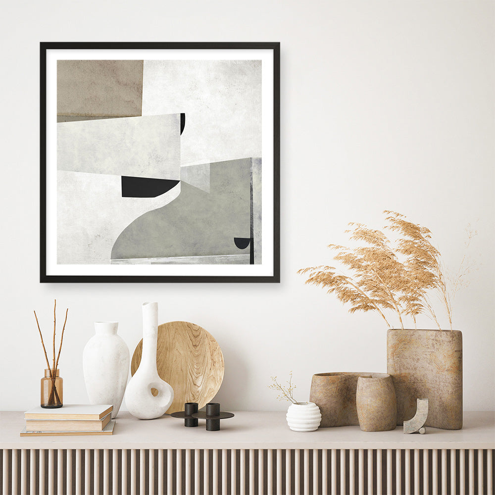 Shop Priory (Square) Art Print a painted abstract themed wall art print from The Print Emporium wall artwork collection - Buy Australian made fine art painting style poster and framed prints for the home and your interior decor room, TPE-DH-221-AP