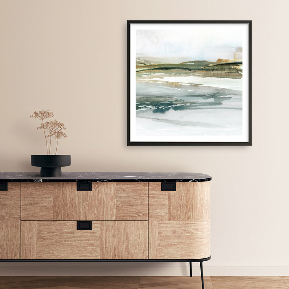 Shop Prologue I (Square) Art Print a painted abstract themed wall art print from The Print Emporium wall artwork collection - Buy Australian made fine art painting style poster and framed prints for the home and your interior decor room, TPE-PC-EZ362-AP