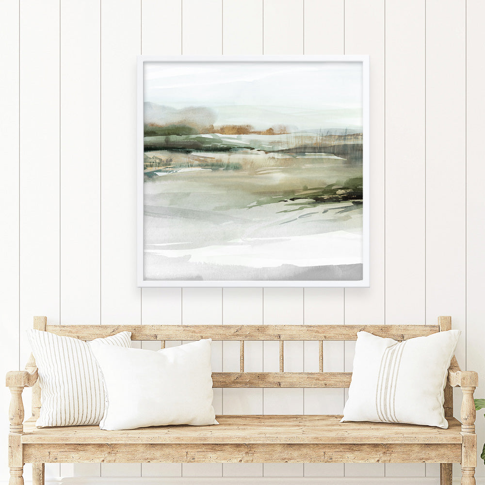 Shop Prologue II (Square) Art Print a painted abstract themed wall art print from The Print Emporium wall artwork collection - Buy Australian made fine art painting style poster and framed prints for the home and your interior decor room, TPE-PC-EZ363-AP