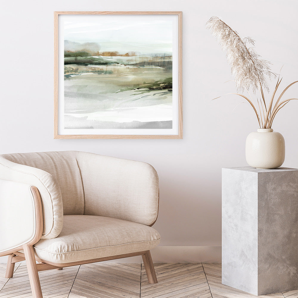 Shop Prologue II (Square) Art Print a painted abstract themed wall art print from The Print Emporium wall artwork collection - Buy Australian made fine art painting style poster and framed prints for the home and your interior decor room, TPE-PC-EZ363-AP