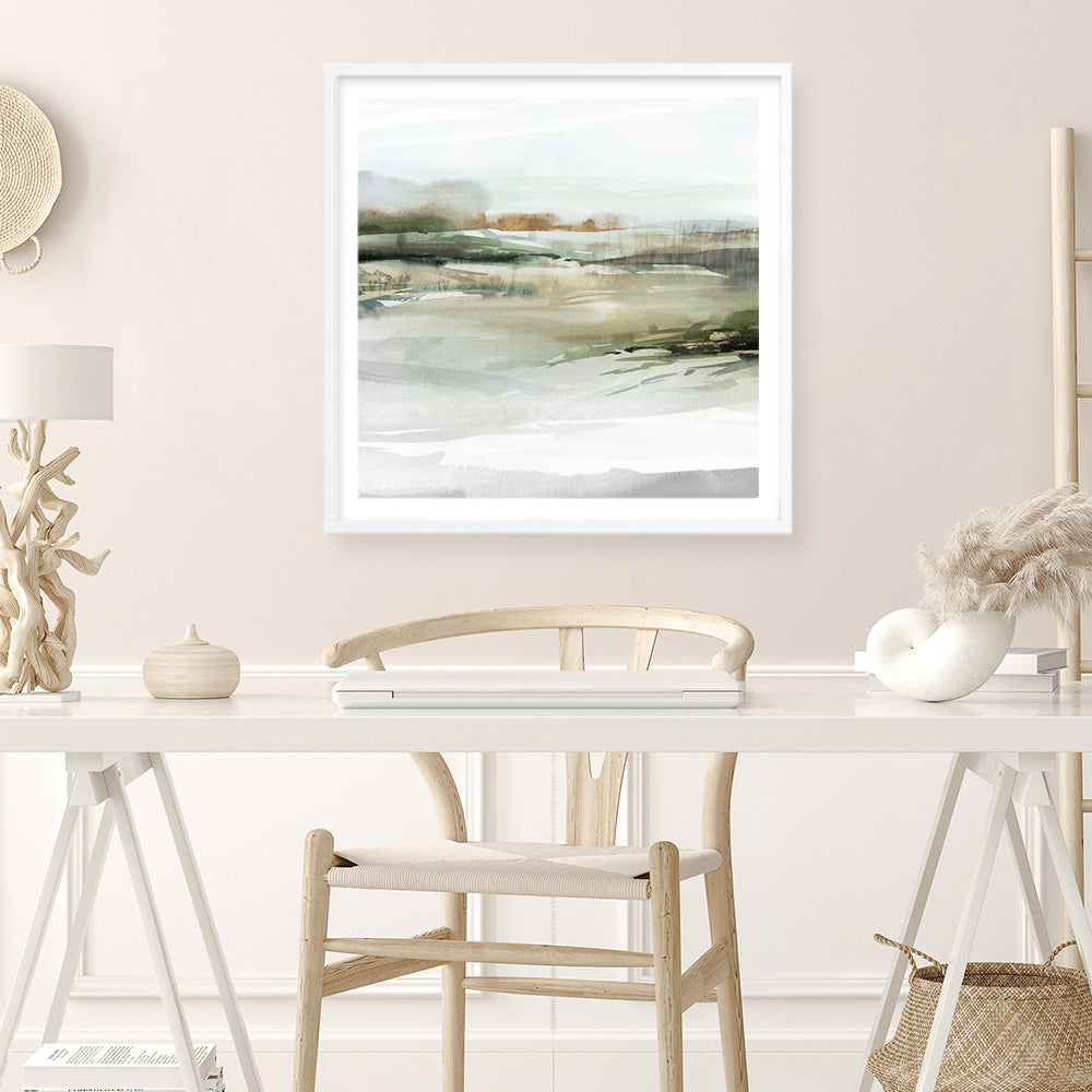 Shop Prologue II (Square) Art Print a painted abstract themed wall art print from The Print Emporium wall artwork collection - Buy Australian made fine art painting style poster and framed prints for the home and your interior decor room, TPE-PC-EZ363-AP
