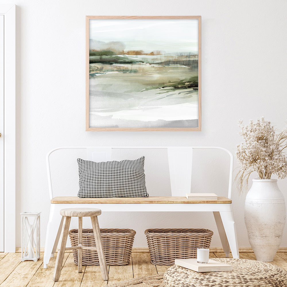 Shop Prologue II (Square) Art Print a painted abstract themed wall art print from The Print Emporium wall artwork collection - Buy Australian made fine art painting style poster and framed prints for the home and your interior decor room, TPE-PC-EZ363-AP