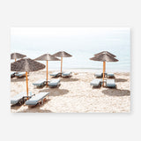 Shop Psarou Beach II Photo Art Print a coastal themed photography wall art print from The Print Emporium wall artwork collection - Buy Australian made fine art poster and framed prints for the home and your interior decor, TPE-1376-AP