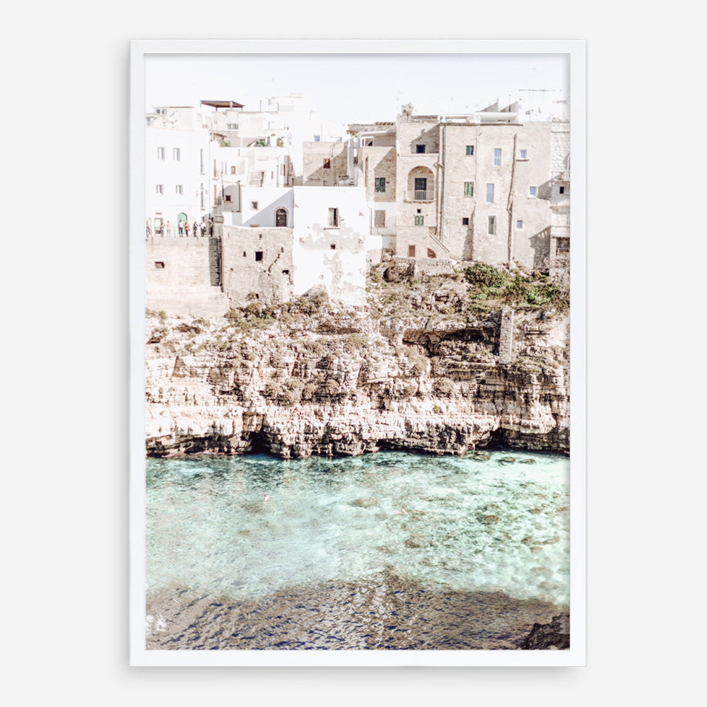 Shop Puglia View I Photo Art Print a coastal themed photography wall art print from The Print Emporium wall artwork collection - Buy Australian made fine art poster and framed prints for the home and your interior decor, TPE-1154-AP