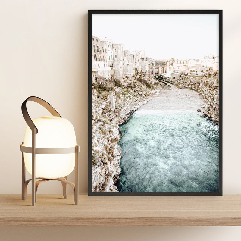 Shop Puglia View II Photo Art Print a coastal themed photography wall art print from The Print Emporium wall artwork collection - Buy Australian made fine art poster and framed prints for the home and your interior decor, TPE-1155-AP