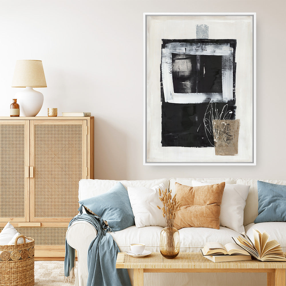 Shop Pulling Forces Canvas Print a painted abstract themed framed canvas wall art print from The Print Emporium artwork collection - Buy Australian made fine art painting style stretched canvas prints for the home and your interior decor space, TPE-PC-MW236-CA-35X46-NF