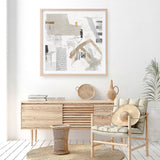 Shop Puzzled (Square) Art Print a painted abstract themed wall art print from The Print Emporium wall artwork collection - Buy Australian made fine art painting style poster and framed prints for the home and your interior decor room, TPE-PC-AH004-AP