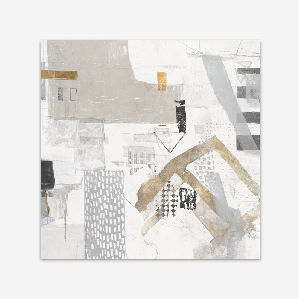 Shop Puzzled (Square) Art Print a painted abstract themed wall art print from The Print Emporium wall artwork collection - Buy Australian made fine art painting style poster and framed prints for the home and your interior decor room, TPE-PC-AH004-AP