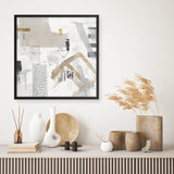 Shop Puzzled (Square) Art Print a painted abstract themed wall art print from The Print Emporium wall artwork collection - Buy Australian made fine art painting style poster and framed prints for the home and your interior decor room, TPE-PC-AH004-AP
