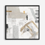 Shop Puzzled (Square) Canvas Print a painted abstract themed framed canvas wall art print from The Print Emporium artwork collection - Buy Australian made fine art painting style stretched canvas prints for the home and your interior decor space, TPE-PC-AH004-CA-40X40-NF