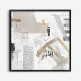Shop Puzzled (Square) Canvas Print a painted abstract themed framed canvas wall art print from The Print Emporium artwork collection - Buy Australian made fine art painting style stretched canvas prints for the home and your interior decor space, TPE-PC-AH004-CA-40X40-NF