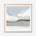 Shop Quiet Sunday (Square) Art Print a painted abstract themed wall art print from The Print Emporium wall artwork collection - Buy Australian made fine art painting style poster and framed prints for the home and your interior decor room, TPE-PC-PW329-AP