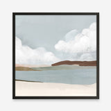Shop Quiet Sunday (Square) Art Print a painted abstract themed wall art print from The Print Emporium wall artwork collection - Buy Australian made fine art painting style poster and framed prints for the home and your interior decor room, TPE-PC-PW329-AP