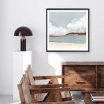 Shop Quiet Sunday (Square) Art Print a painted abstract themed wall art print from The Print Emporium wall artwork collection - Buy Australian made fine art painting style poster and framed prints for the home and your interior decor room, TPE-PC-PW329-AP