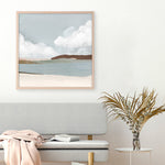 Shop Quiet Sunday (Square) Art Print a painted abstract themed wall art print from The Print Emporium wall artwork collection - Buy Australian made fine art painting style poster and framed prints for the home and your interior decor room, TPE-PC-PW329-AP