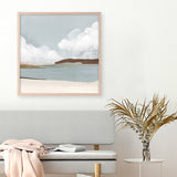 Shop Quiet Sunday (Square) Art Print a painted abstract themed wall art print from The Print Emporium wall artwork collection - Buy Australian made fine art painting style poster and framed prints for the home and your interior decor room, TPE-PC-PW329-AP
