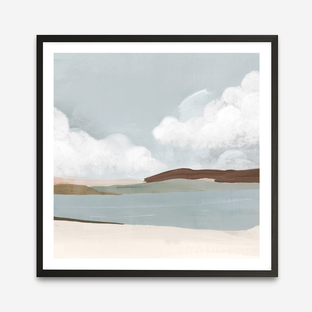 Shop Quiet Sunday (Square) Art Print a painted abstract themed wall art print from The Print Emporium wall artwork collection - Buy Australian made fine art painting style poster and framed prints for the home and your interior decor room, TPE-PC-PW329-AP