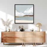 Shop Quiet Sunday (Square) Art Print a painted abstract themed wall art print from The Print Emporium wall artwork collection - Buy Australian made fine art painting style poster and framed prints for the home and your interior decor room, TPE-PC-PW329-AP