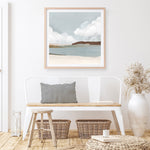 Shop Quiet Sunday (Square) Art Print a painted abstract themed wall art print from The Print Emporium wall artwork collection - Buy Australian made fine art painting style poster and framed prints for the home and your interior decor room, TPE-PC-PW329-AP