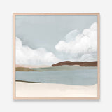 Shop Quiet Sunday (Square) Art Print a painted abstract themed wall art print from The Print Emporium wall artwork collection - Buy Australian made fine art painting style poster and framed prints for the home and your interior decor room, TPE-PC-PW329-AP