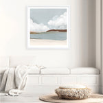 Shop Quiet Sunday (Square) Art Print a painted abstract themed wall art print from The Print Emporium wall artwork collection - Buy Australian made fine art painting style poster and framed prints for the home and your interior decor room, TPE-PC-PW329-AP