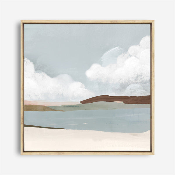 Shop Quiet Sunday (Square) Canvas Print a painted abstract themed framed canvas wall art print from The Print Emporium artwork collection - Buy Australian made fine art painting style stretched canvas prints for the home and your interior decor space, TPE-PC-PW329-CA-40X40-NF