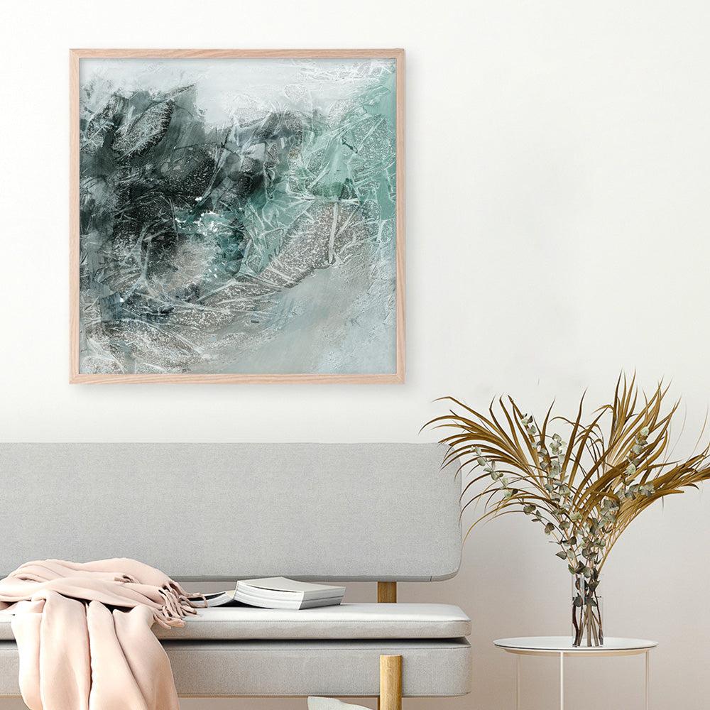Shop Radiant Night (Square) Art Print a painted abstract themed wall art print from The Print Emporium wall artwork collection - Buy Australian made fine art painting style poster and framed prints for the home and your interior decor room, TPE-PC-PI520-AP