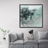 Shop Radiant Night (Square) Canvas Print a painted abstract themed framed canvas wall art print from The Print Emporium artwork collection - Buy Australian made fine art painting style stretched canvas prints for the home and your interior decor space, TPE-PC-PI520-CA-40X40-NF