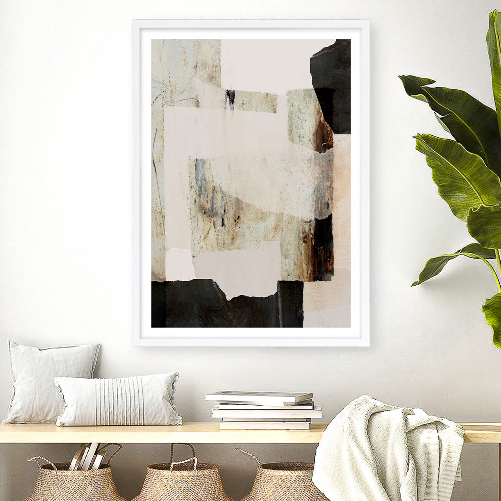 Shop Ragstone Art Print a painted abstract themed wall art print from The Print Emporium wall artwork collection - Buy Australian made fine art painting style poster and framed prints for the home and your interior decor room, TPE-DH-084-AP