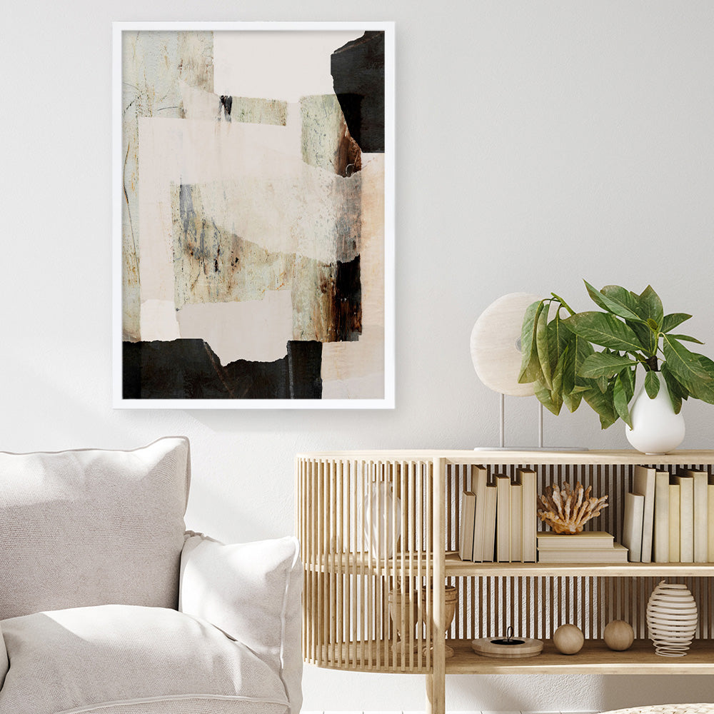 Shop Ragstone Art Print a painted abstract themed wall art print from The Print Emporium wall artwork collection - Buy Australian made fine art painting style poster and framed prints for the home and your interior decor room, TPE-DH-084-AP