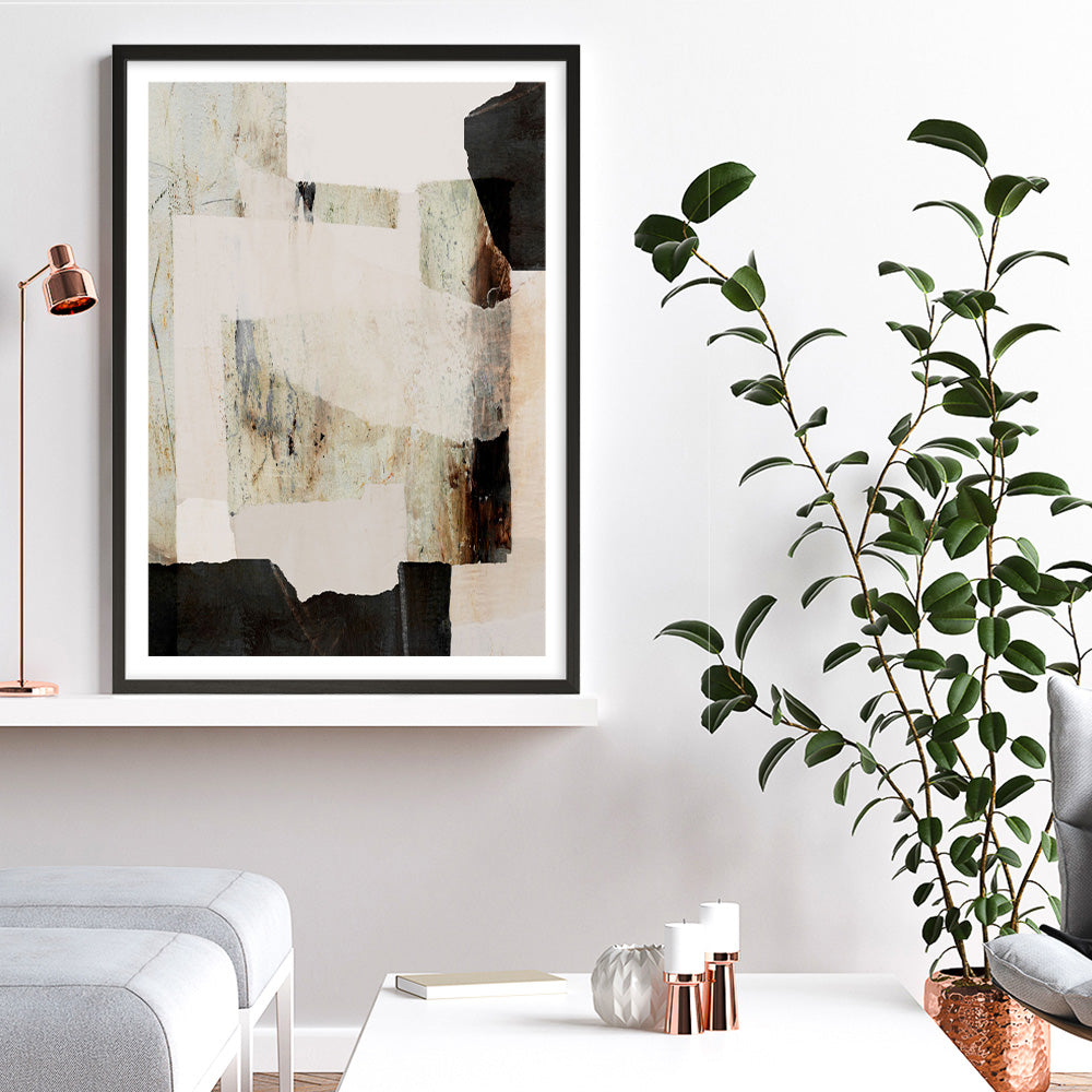 Shop Ragstone Art Print a painted abstract themed wall art print from The Print Emporium wall artwork collection - Buy Australian made fine art painting style poster and framed prints for the home and your interior decor room, TPE-DH-084-AP