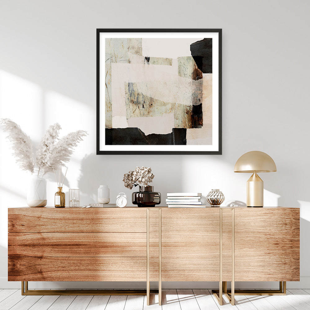 Shop Ragstone (Square) Art Print a painted abstract themed wall art print from The Print Emporium wall artwork collection - Buy Australian made fine art painting style poster and framed prints for the home and your interior decor room, TPE-DH-307-AP