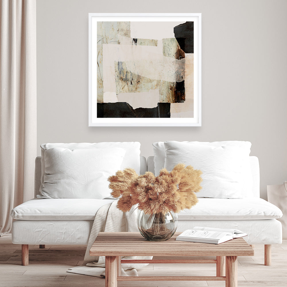 Shop Ragstone (Square) Art Print a painted abstract themed wall art print from The Print Emporium wall artwork collection - Buy Australian made fine art painting style poster and framed prints for the home and your interior decor room, TPE-DH-307-AP
