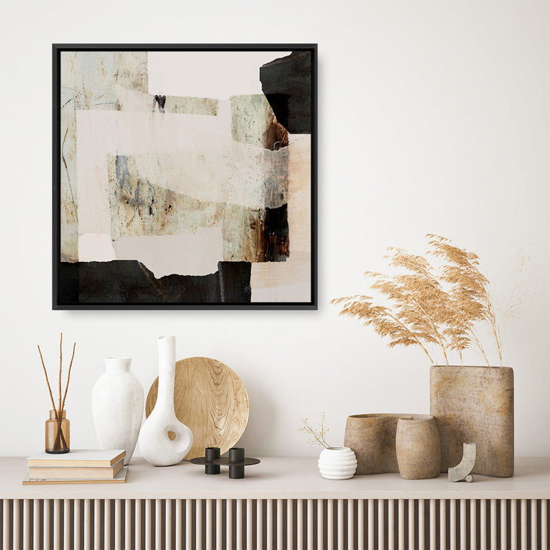 Shop Ragstone (Square) Canvas Print a painted abstract themed framed canvas wall art print from The Print Emporium artwork collection - Buy Australian made fine art painting style stretched canvas prints for the home and your interior decor space, TPE-DH-307-CA-40X40-NF
