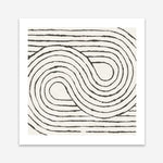 Shop Rainbow Road I BW (Square) Art Print a painted abstract themed wall art print from The Print Emporium wall artwork collection - Buy Australian made fine art painting style poster and framed prints for the home and your interior decor room, TPE-WA-56577-AP