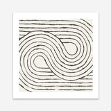 Shop Rainbow Road I BW (Square) Art Print a painted abstract themed wall art print from The Print Emporium wall artwork collection - Buy Australian made fine art painting style poster and framed prints for the home and your interior decor room, TPE-WA-56577-AP