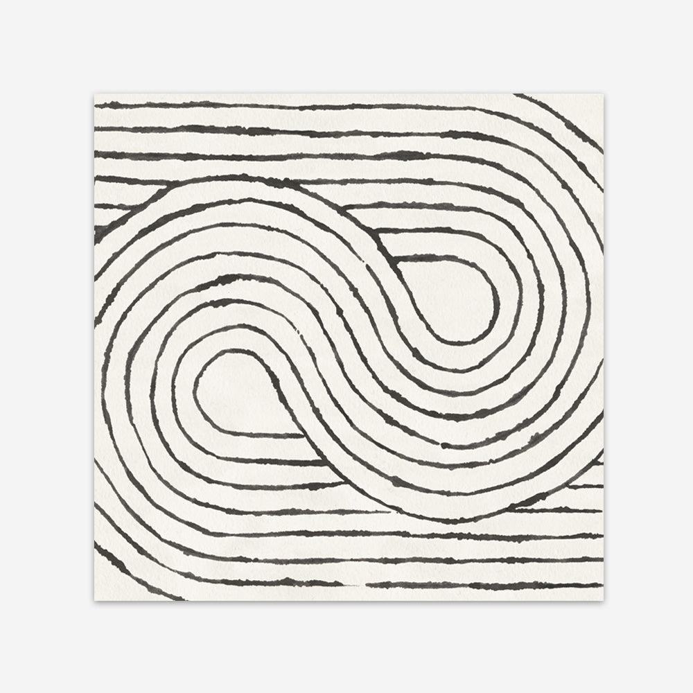 Shop Rainbow Road I BW (Square) Art Print a painted abstract themed wall art print from The Print Emporium wall artwork collection - Buy Australian made fine art painting style poster and framed prints for the home and your interior decor room, TPE-WA-56577-AP