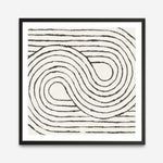 Shop Rainbow Road I BW (Square) Art Print a painted abstract themed wall art print from The Print Emporium wall artwork collection - Buy Australian made fine art painting style poster and framed prints for the home and your interior decor room, TPE-WA-56577-AP