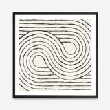 Shop Rainbow Road I BW (Square) Art Print a painted abstract themed wall art print from The Print Emporium wall artwork collection - Buy Australian made fine art painting style poster and framed prints for the home and your interior decor room, TPE-WA-56577-AP