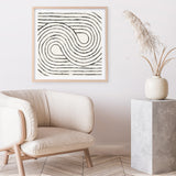 Shop Rainbow Road I BW (Square) Art Print a painted abstract themed wall art print from The Print Emporium wall artwork collection - Buy Australian made fine art painting style poster and framed prints for the home and your interior decor room, TPE-WA-56577-AP