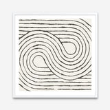 Shop Rainbow Road I BW (Square) Art Print a painted abstract themed wall art print from The Print Emporium wall artwork collection - Buy Australian made fine art painting style poster and framed prints for the home and your interior decor room, TPE-WA-56577-AP