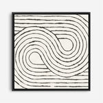 Shop Rainbow Road I BW (Square) Canvas Print a painted abstract themed framed canvas wall art print from The Print Emporium artwork collection - Buy Australian made fine art painting style stretched canvas prints for the home and your interior decor space, TPE-WA-56577-CA-40X40-NF