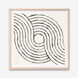 Shop Rainbow Road II BW (Square) Art Print a painted abstract themed wall art print from The Print Emporium wall artwork collection - Buy Australian made fine art painting style poster and framed prints for the home and your interior decor room, TPE-WA-56578-AP