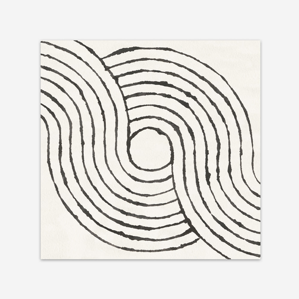 Shop Rainbow Road II BW (Square) Art Print a painted abstract themed wall art print from The Print Emporium wall artwork collection - Buy Australian made fine art painting style poster and framed prints for the home and your interior decor room, TPE-WA-56578-AP