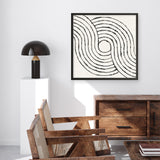 Shop Rainbow Road II BW (Square) Art Print a painted abstract themed wall art print from The Print Emporium wall artwork collection - Buy Australian made fine art painting style poster and framed prints for the home and your interior decor room, TPE-WA-56578-AP