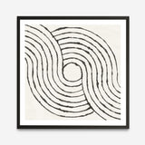 Shop Rainbow Road II BW (Square) Art Print a painted abstract themed wall art print from The Print Emporium wall artwork collection - Buy Australian made fine art painting style poster and framed prints for the home and your interior decor room, TPE-WA-56578-AP