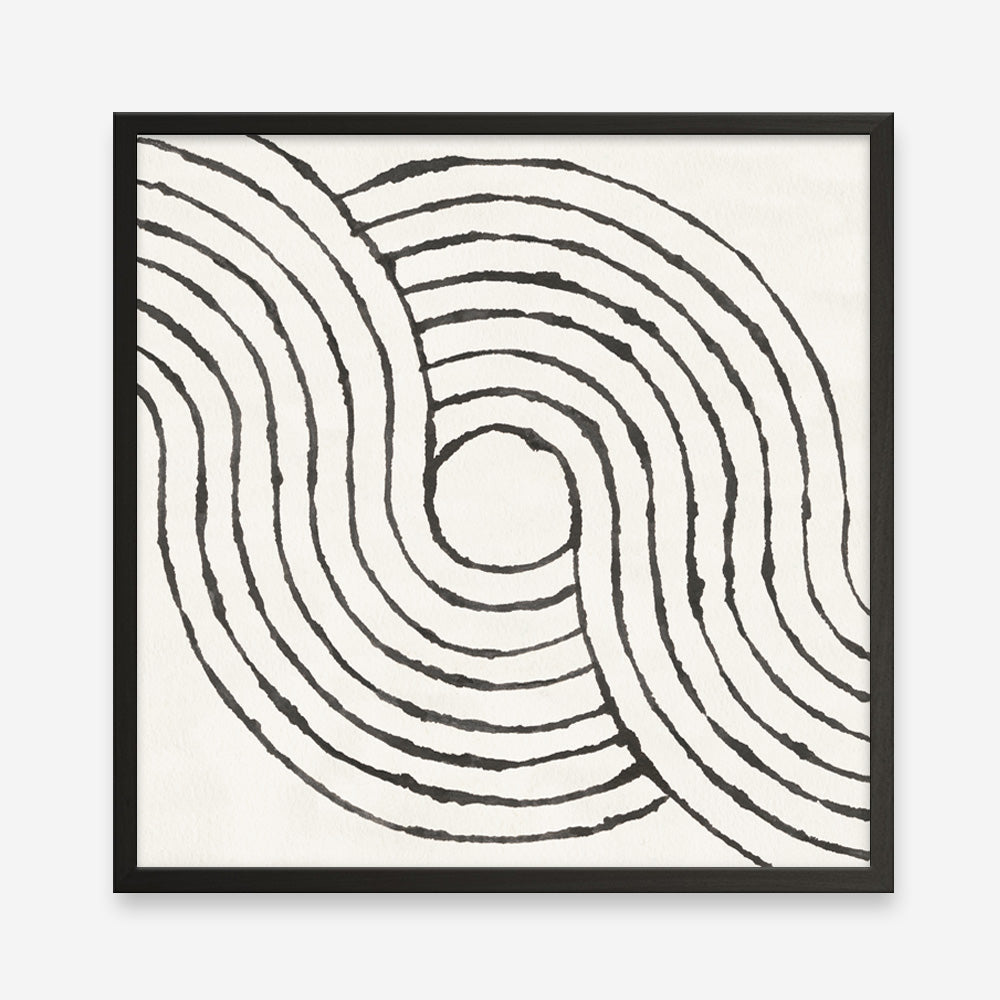 Shop Rainbow Road II BW (Square) Art Print a painted abstract themed wall art print from The Print Emporium wall artwork collection - Buy Australian made fine art painting style poster and framed prints for the home and your interior decor room, TPE-WA-56578-AP