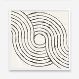 Shop Rainbow Road II BW (Square) Art Print a painted abstract themed wall art print from The Print Emporium wall artwork collection - Buy Australian made fine art painting style poster and framed prints for the home and your interior decor room, TPE-WA-56578-AP